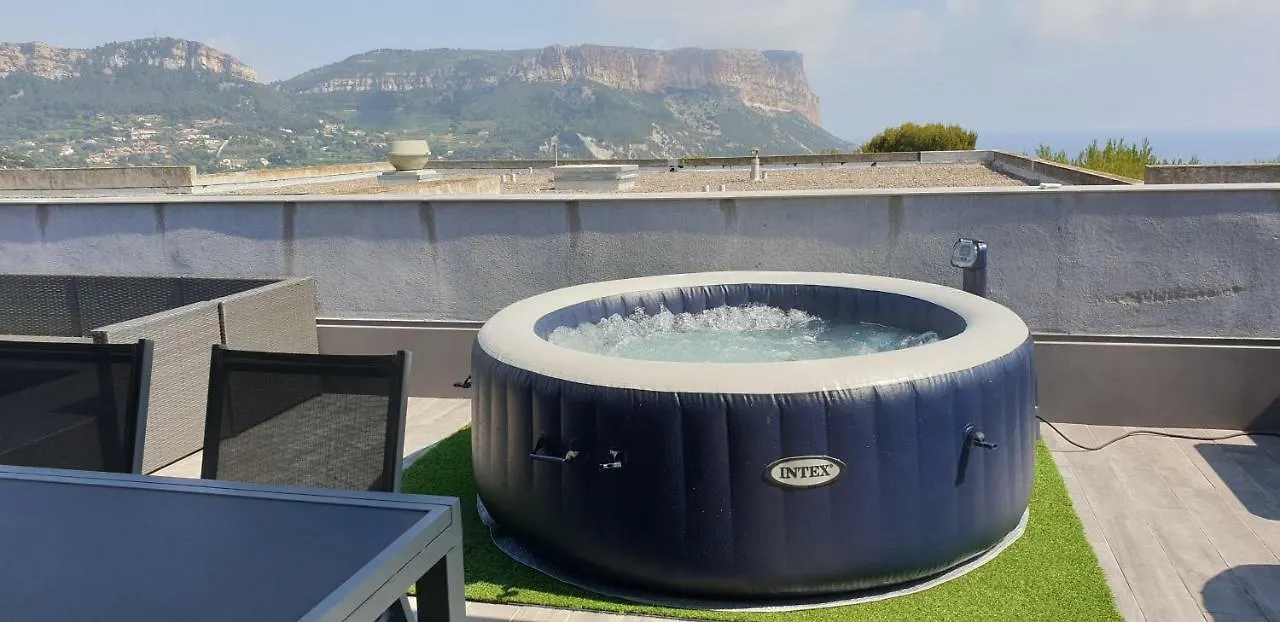 Le Vallat Vue Mer Cassis Terrasse Privative Spa Jacuzzi Barbecue Calanques 0*,